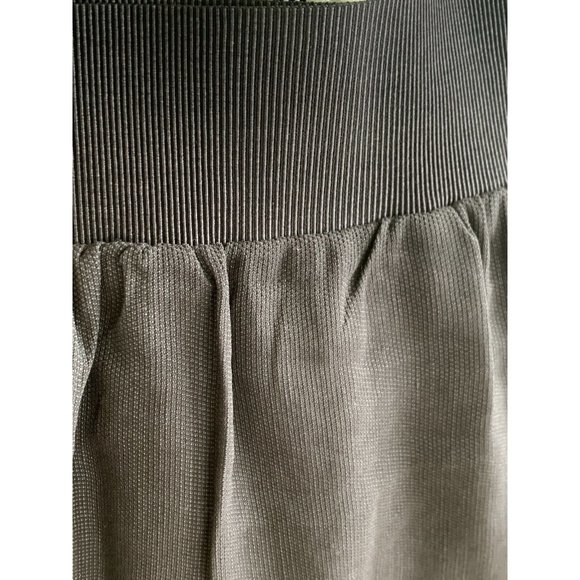 Anthropologie Leifsdottir Silk Skirt Navy Blue Light Blue Aqua Stitching Sz XS - Picture 9 of 14